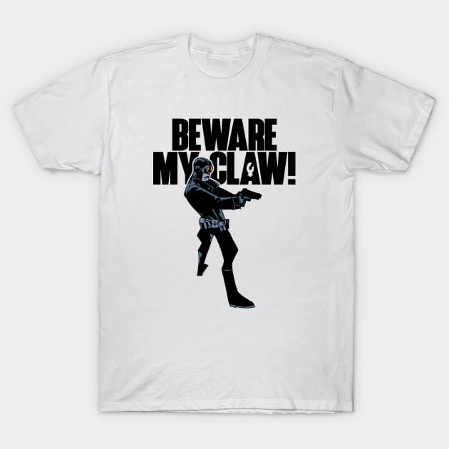 LOBSTER JOHNSON - Beware my claw! T-Shirt by KERZILLA